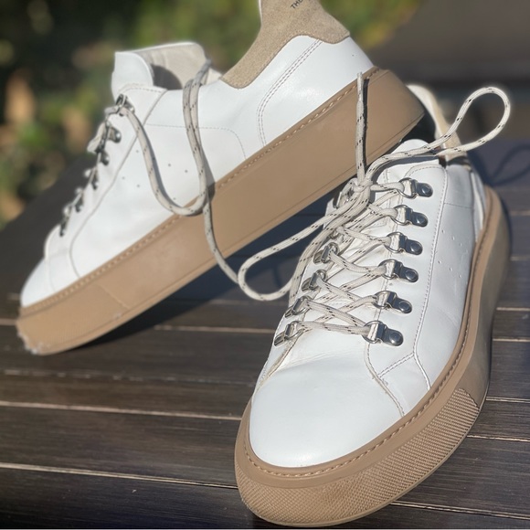 The Kooples Mens White Sneakers Low Top - Picture 4 of 5